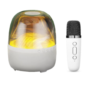 Enceinte Bluetooth Avec Micro et Lampe 360° 8W L-28 - Son Immersif et Ambiance Lumineuse