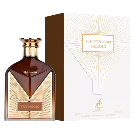 Eau de Parfum Maison Alhambra Victorioso Heroic pour Homme 100ml - Parfum Élégant et Intense