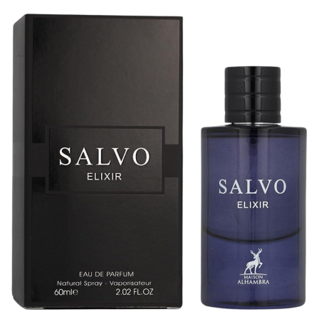 Eau de Parfum Maison Alhambra SALVO ELIXIR pour Homme 60ml - Fragrance Intense et Élégante