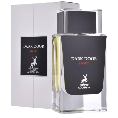 Eau de Parfum DARK DOOR SPORT Maison Alhambra pour Homme - 100ml - Fraîcheur Intense et Élégance