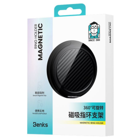 Benks 360° Rotating Magnetic Ring Holder – Secure Grip & Hands-Free Convenience for Your Smartphone