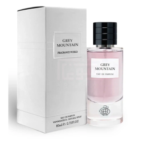 Eau de Parfum Grey Mountain 80ml – Fragrance World Unisex – Élégance et Charme Authentiques