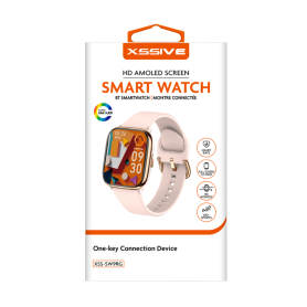 Achetez Montre Connectée Écran HD AMOLED XSSIVE XSS-SW9RG Or Rosé – Élégance et Technologie