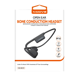Casque Sans Fil à Conduction Osseuse XSSIVE XSS-BC01 Noir - Son Premium et Confort Optimal