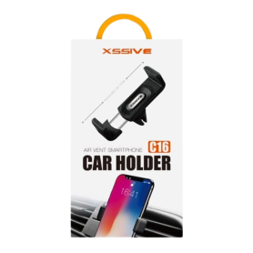 Universal Car Smartphone Air Vent Holder XSS-C16 Black - Secure Mount for All Phones | XSSIVE