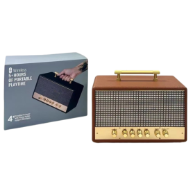 Enceinte Bluetooth Portable M60 Marron - Son Exceptionnel et Design Élégant