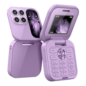 Mini Téléphone Portable i17 Pro 2+16Go Dual Nano SIM 1.77’’ Violet | Compact et Puissant