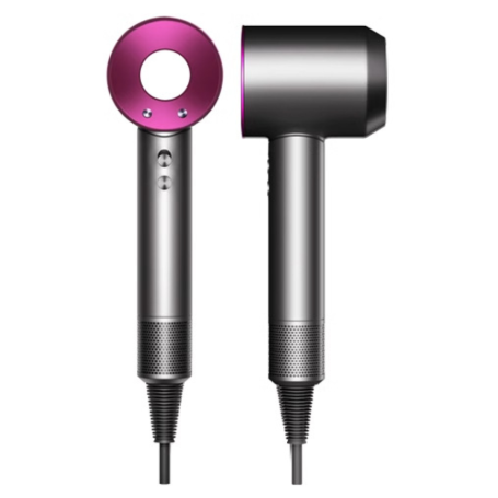 Sèche-cheveux Super Gris/Fuchsia - Puissance, Style et Performance pour des Cheveux Parfaits