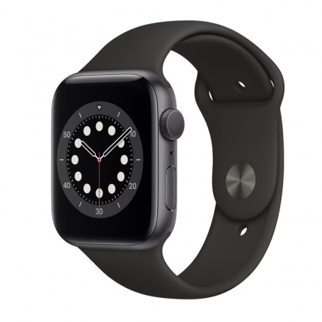 Achetez Montre Connectée Apple Watch Series 6 GPS 44mm Noir - Grade AB, TVA Sur Marge - Performance et Élégance au Poignet