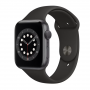 Apple Watch Series 6 GPS 44mm Black - Grade AB Smartwatch with Band Sale