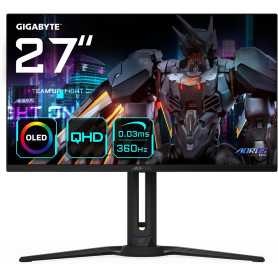 Gigabyte AORUS FO27Q3 27" OLED Gaming Monitor – 360Hz QHD with FreeSync Premium Pro