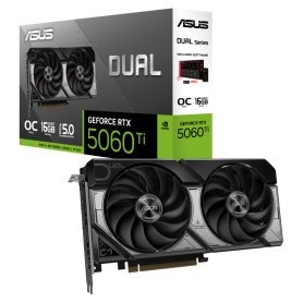 Carte Graphique Asus GeForce RTX 5060 Ti Dual OC 16Go - Performance Gaming Ultime