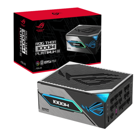 Unité d'Alimentation ASUS ROG THOR 1000P3 Gaming - Performance Maximale et Fiabilité Pour les Gamers