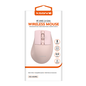XSSIVE XSS-MS4RG Wireless Mouse Rose Gold - Sleek Design Advanced Precision Long Battery Life