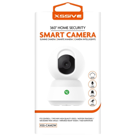 Caméra de Sécurité Connectée 360° XSSIVE XSS-CAM2W - Surveillance Intelligente en Blanc pour votre Sécurité