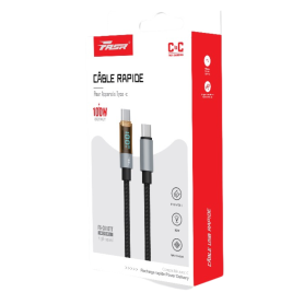 Cable USB-C to USB-C FASR FS-CA16TT 1M | Fast Charge & Sync | Durable & Reliable USB Cable