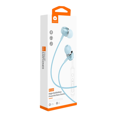 Buy Ecouteurs Kit Main Libre Jack 3.5mm Blue WUW-R181 High-Quality Sound & Comfort