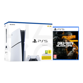 Achetez la Sony PlayStation 5 Slim 1 To avec Call Of Duty Black OPS 6 - Edition Standard Blanche - Meilleur Prix en Ligne