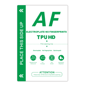 Film Protection AF Électroplate TPU 0.15mm Série Green G26 – Lot de 50 | Protection d'Écran Haute Qualité pour Smartphones