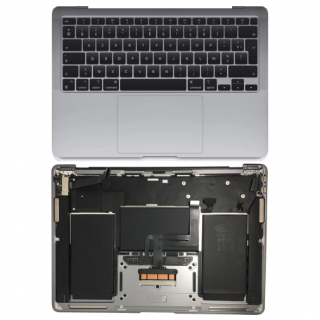 Complete Apple MacBook Air 13 ″ Silver A2337 - Chassis + Battery + AZERTY Keyboard - Grade A