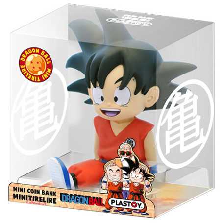Plastoy Dragon Ball Son Goku Mini Coin Bank Figurine – Unique Collector's Item for Fans