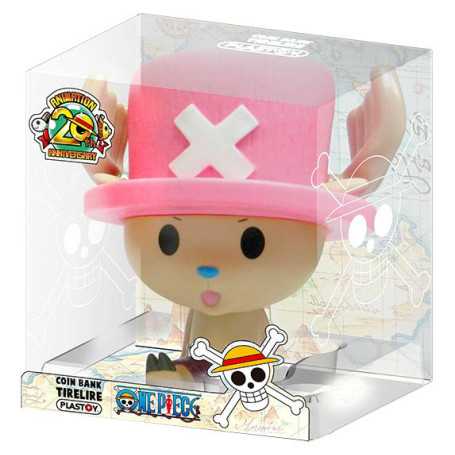 Figurine Tirelire Plastoy Chibi Chopper One Piece - Accessoire Idéal pour Tout Fan de Manga