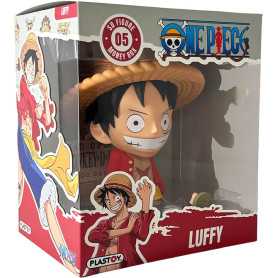 Achetez la Figurine Tirelire Plastoy One Piece Monkey D. Luffy V2 - Idée Cadeau Unique pour Fans d'Anime