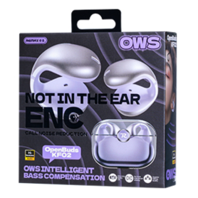 Remax OpenBuds P3 Progresax Series 300mAh Wireless Earphones - Premium White Metal Earbuds for Superior Sound