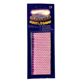 Candle Quick 25 Pcs 6cm Birthday Candles - Pink