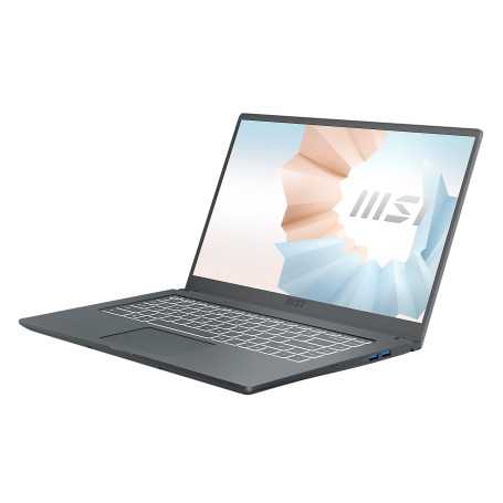 PC Portable MSI Moderne 15 B7M-220FR: Ryzen 7, 16Go RAM, 512Go SSD - Gris - Performances ultimes!