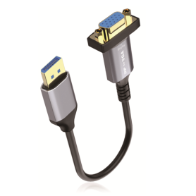 Câble DP vers VGA Linq VGA7149 - Connectivité Fiable Haute Définition pour PC et Moniteur