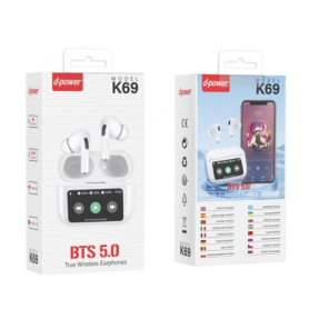 Wireless Headset K69 with LCD – Superior Sound Quality and Enhanced Controls