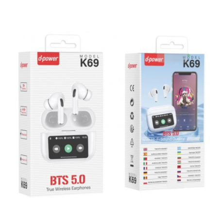 Wireless Headset K69 with LCD – Superior Sound Quality and Enhanced Controls