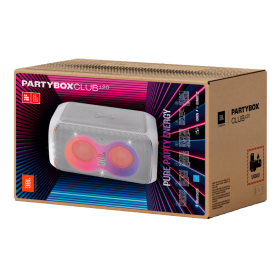 Enceinte Bluetooth JBL PartyBox 120 Blanc - Audio Puissant et Immersif pour Vos Fêtes