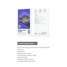 Film de Protection Avant en TPU Souple - Lot de 50 | Protection Écran Magique pour Smartphones