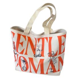 Canvas Shoulder Bag 33x44x13cm in Vibrant Orange - Stylish & Spacious for Everyday Use