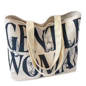 Canvas Shoulder Bag Black 33x44x13cm | Stylish & Durable Shoulder Bag for Everyday Use