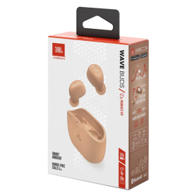 Buy JBL Wave Buds Wireless Earphones - Beige | High-Quality Sound & Comfort