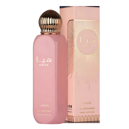 Eau de Parfum Lattafa Haya pour Femme - Spray Corporel 150ml - Parfum Élegant et Raffiné
