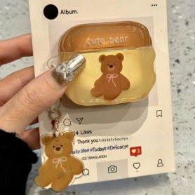 Coque de Protection AirPods Transparente avec Animaux de Dessins Animés - Style Unique et Protection Assurée
