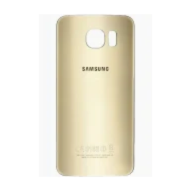 Rear Window Replacement for Samsung Galaxy S6 Gold G920F - No Lens or Logo