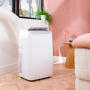 65W Portable Water Air Conditioner Air Cooler with Remote Control White EU Plug - Efficient Cooling for Home and Office