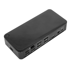 Station d'accueil Targus 100W USB-C : Double HDMI 4K, 2 Display Port, 4 USB-A - DOCK182-Q2 - Améliorez Votre Productivité
