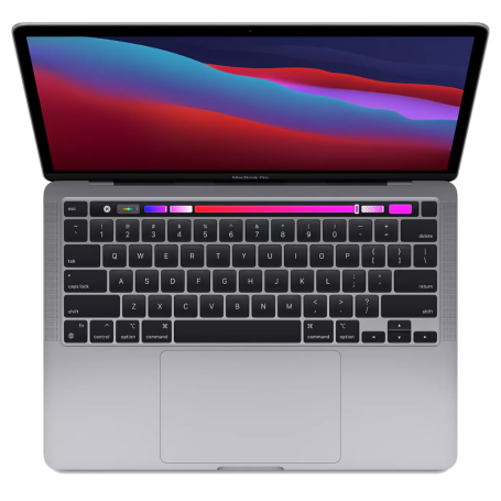 MacBook Pro 13" A2338 8 Go/256 Go SSD Apple M1 Gris QWERTY Grade A sans Chargeur - Excellente Performance et Qualité