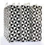 Achetez Lot de 250 Sacs Kraft Noirs et Blancs avec Poignées Torsadées 32×12×40 cm – Idéal pour Boutiques et Événements