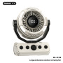 Ventilateur de Camping REMAX RS-ZF09 Marron - Longue Durée de Batterie pour Aventures en Plein Air