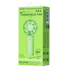 Achetez le Ventilateur Portable Remax RS-SF06 Vert - Fraîcheur et Style à Porter de Main