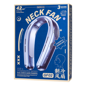 Remax RS-GF02 Portable Neckband Fan - White