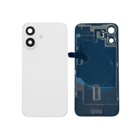Vitre Cache Arrière iPhone 16 Plus Blanc Origine Démonte - Qualité Grade A pour Remplacement Idéal