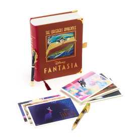Coffret Cartes Postales et Stylos Fantasia Disney - Cadeau Idéal pour Fans et Collectionneurs